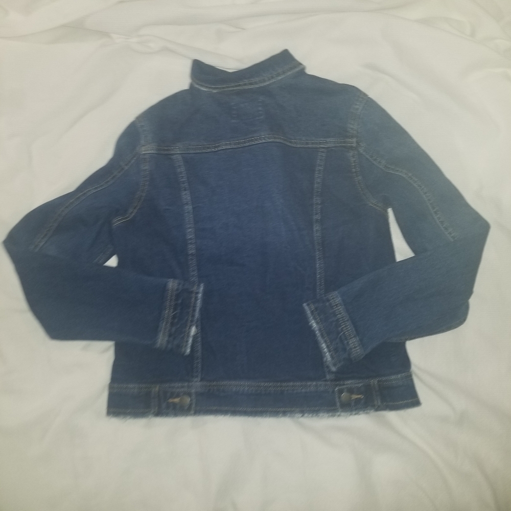 Universal Thread Destressed Denim Jacket - Picture 8 of 8